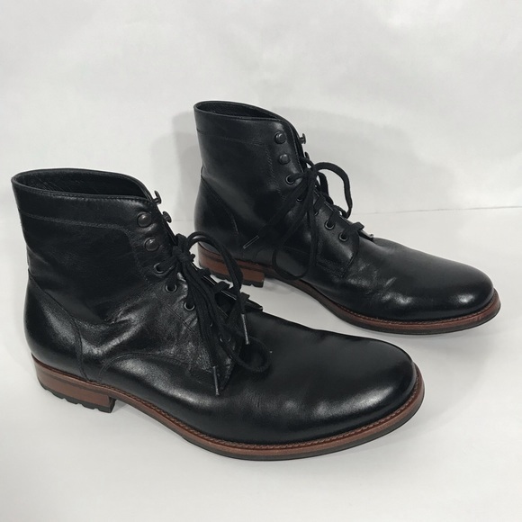 Warfield & Grand Other - Warfield & Grand Men’s Black Leather Boots Size 10